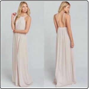 MUMU NWT beige Amanda maxi dress XL